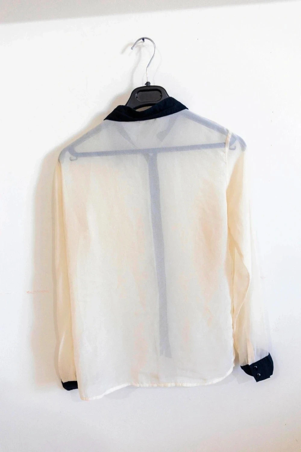C50 camisa creme / preto La redoute 36 – photo 2